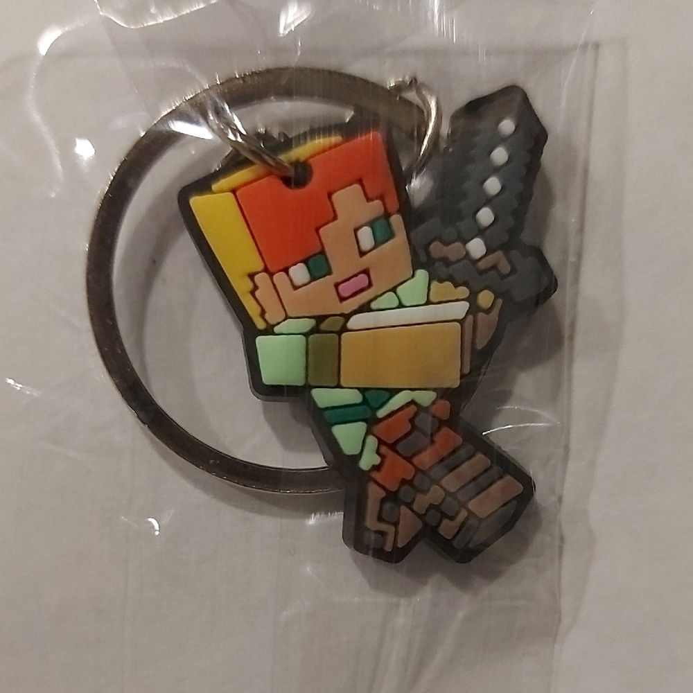Minecraft 10 Character Keychain Set - Picture 9 of 11